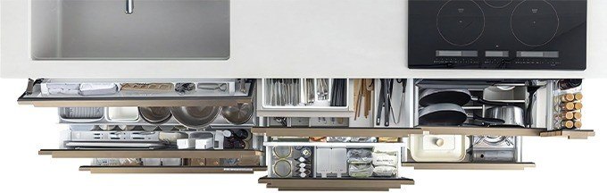 壓倒性的收納容量