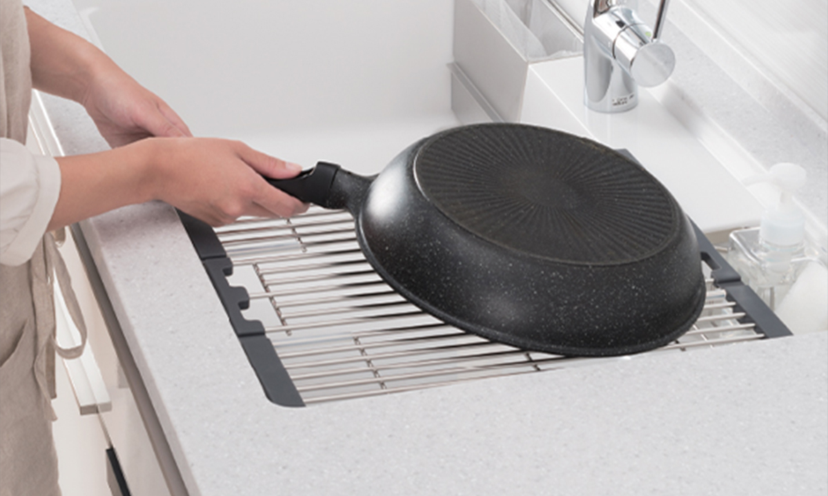 水槽上方可用作水瀝乾區